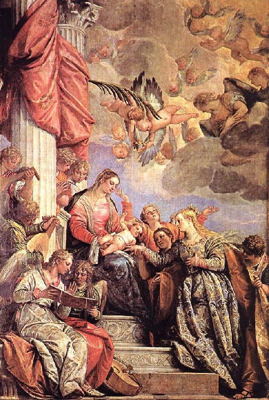 VERONESE (Paolo Caliari) The Marriage of St Catherine awr Germany oil painting art